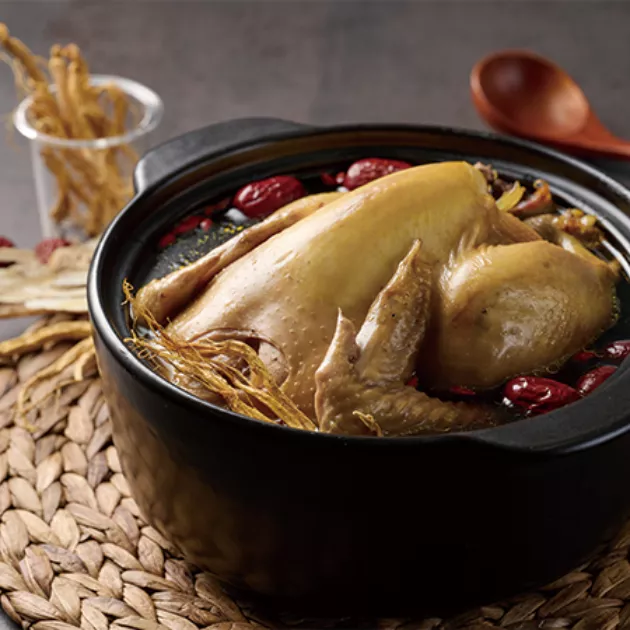 韓式人蔘雞燉湯包